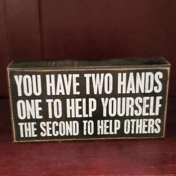 Inspirational Quote Wooden Desktop Sign - Picture 1 of 6